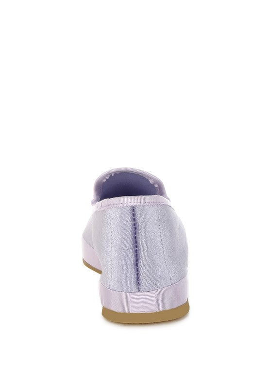 Saba Velvet Round Toe Slip-On Loafers Rag Company
