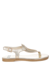 Zorad Metallic Genuine Leather Flats Rag Company