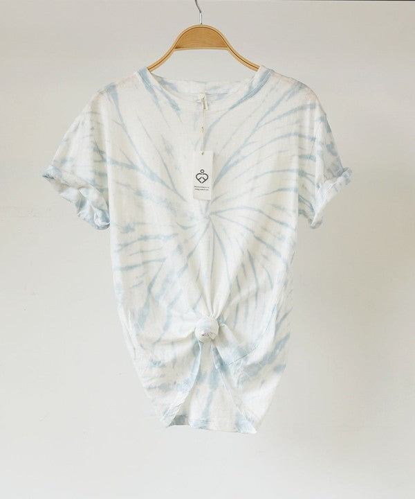 Recycled Cotton Tie Dye Tee Fabina   