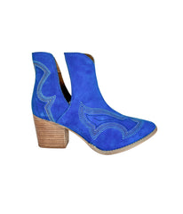 Journee Ankle Boots in Blue Naughty Monkey   