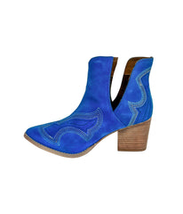 Journee Ankle Boots in Blue Naughty Monkey   